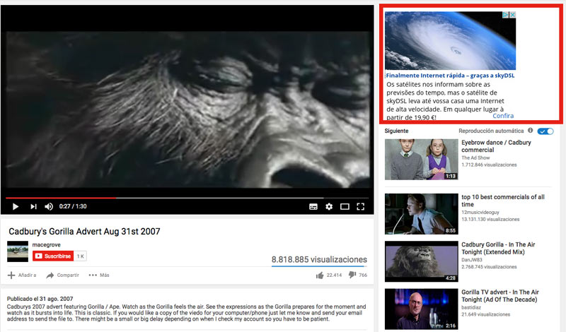 tipos de formatos de publicidad en youtube